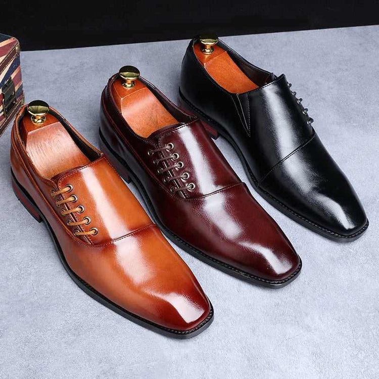 Vintage Dress Shoes Japanese Formal Business Oxfords ShoesMen&