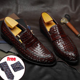 formal shoes genuine leather oxford shoes Men Italian wedding shoeMen&