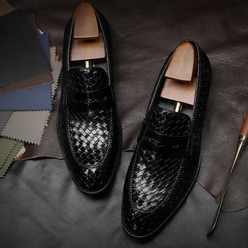 formal shoes genuine leather oxford shoes Men Italian wedding shoeMen&