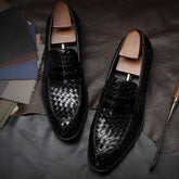 formal shoes genuine leather oxford shoes Men Italian wedding shoeMen&