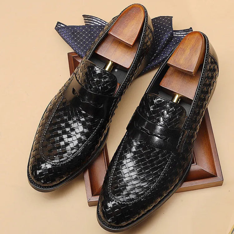 formal shoes genuine leather oxford shoes Men Italian wedding shoeMen&