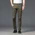 Wood Brand Autumn Plaid Pants Men Cotton Formal Work Business Pants - Acapparelstore