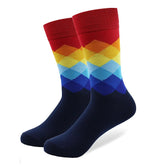 Man Combed Cotton Material StripedFive Pairs Lot Happy Socks for Man Combed Cotton Material Striped