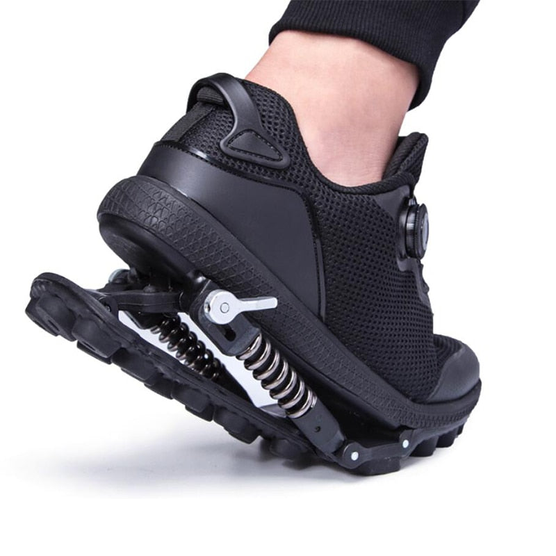 Mechanical running shoes Bouncing Spring shock absorption running Shoe - Acapparelstore