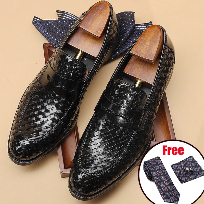 formal shoes genuine leather oxford shoes Men Italian wedding shoeMen&