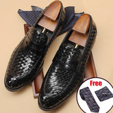 formal shoes genuine leather oxford shoes Men Italian wedding shoeMen&