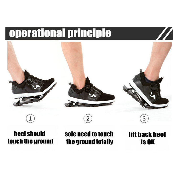 Mechanical running shoes Bouncing Spring shock absorption running Shoe - Acapparelstore