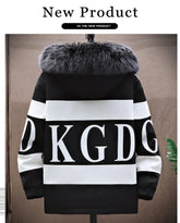 Fashion Trend Printed Large Size JacketMen&