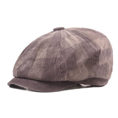 Adult Vintage Herringbone Gatsby Tweed Beret Hat Caps - Acapparelstore