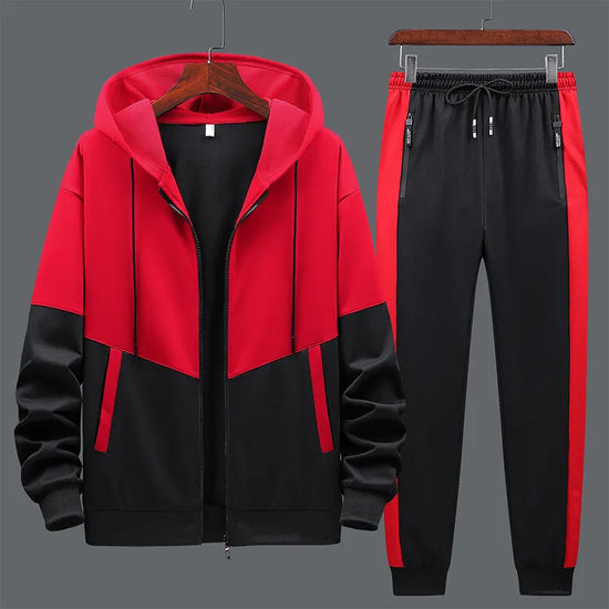 Casual Tracksuit Spring Autumn Hooded Men&