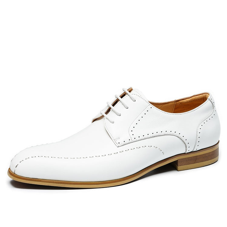 Dress Derby Shoes Luxury Genuine Leather Summer ShoesItalian Men&