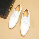 Dress Derby Shoes Luxury Genuine Leather Summer ShoesItalian Men&