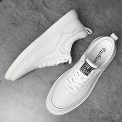 Genuine Solid Leather Men's Skateboard Shoes