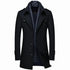 Woolen Coats Fashion Thicken Mid Length Winter Trench JacketMen&