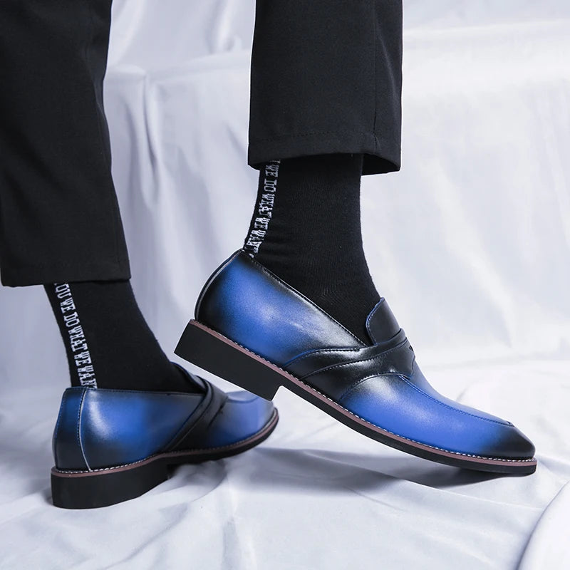 Loafers Business Square Toe Slip-Men&