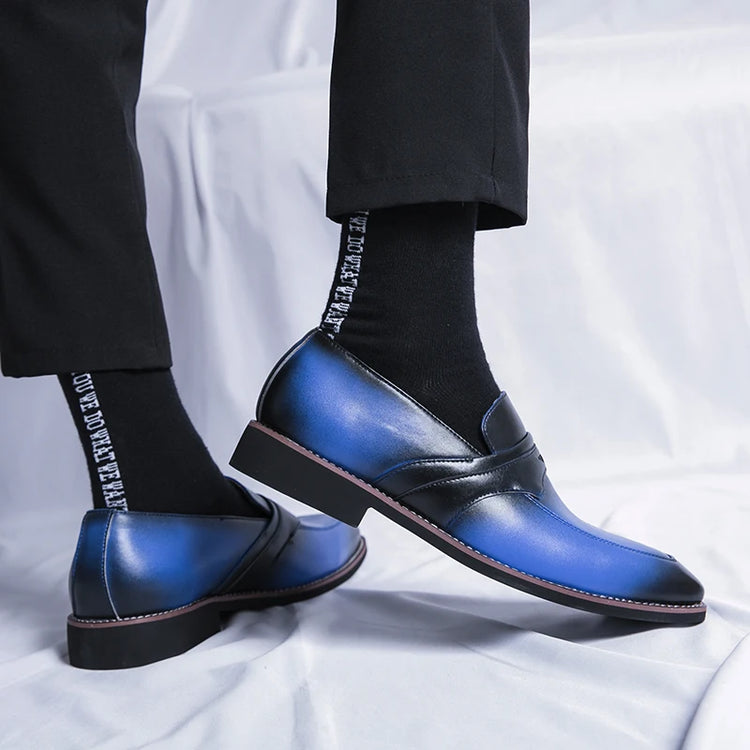 Loafers Business Square Toe Slip-Men&
