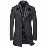 Fashion Slim Fit Winter Wool Trench Coats Middle Long Jacket44428219482371|44428219515139|44428219547907|44428219580675|44428219613443|44428219646211|44428219678979|44428219711747