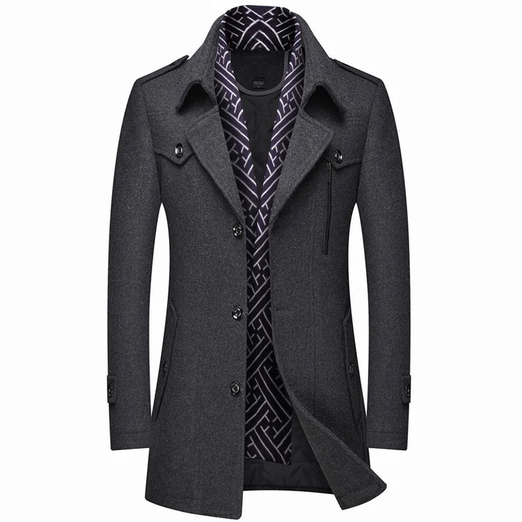 Fashion Slim Fit Winter Wool Trench Coats Middle Long Jacket44428219482371|44428219515139|44428219547907|44428219580675|44428219613443|44428219646211|44428219678979|44428219711747