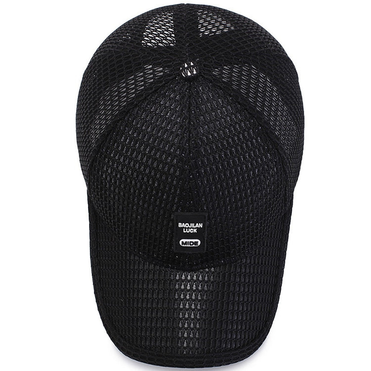 Top Level Summer Baseball Hat Women Men Breathable Mesh Trucker Cap - Acapparelstore