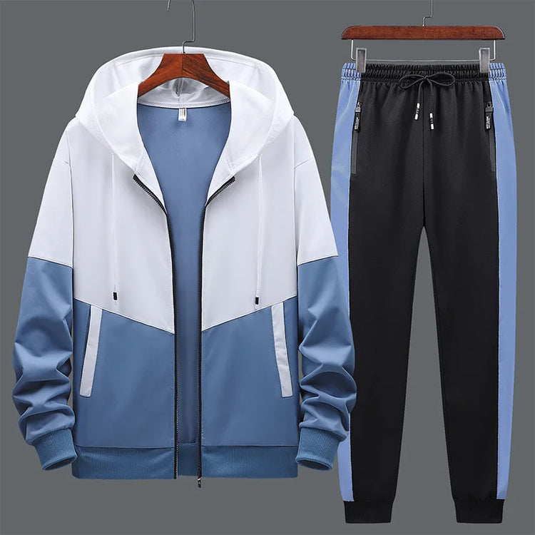 Casual Tracksuit Spring Autumn Hooded Men&