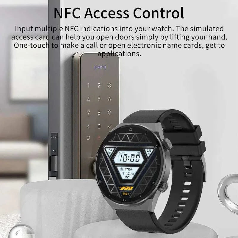 New Men's Business Smart Watch Sports NFC Access Control Smartwatch