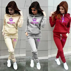 Women's Sportswear Pullover Hoodies Fashion Jogging Sweatsuit