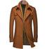 Woolen Coats Fashion Thicken Mid Length Winter Trench JacketMen&