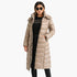 Coats Black Thick Warm Puffer JacketsWindproof Long Parkas Women&
