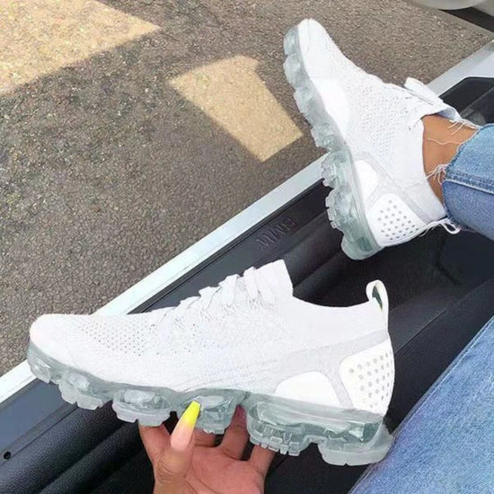 Solid Color Platform Heightening SneakerWomen&