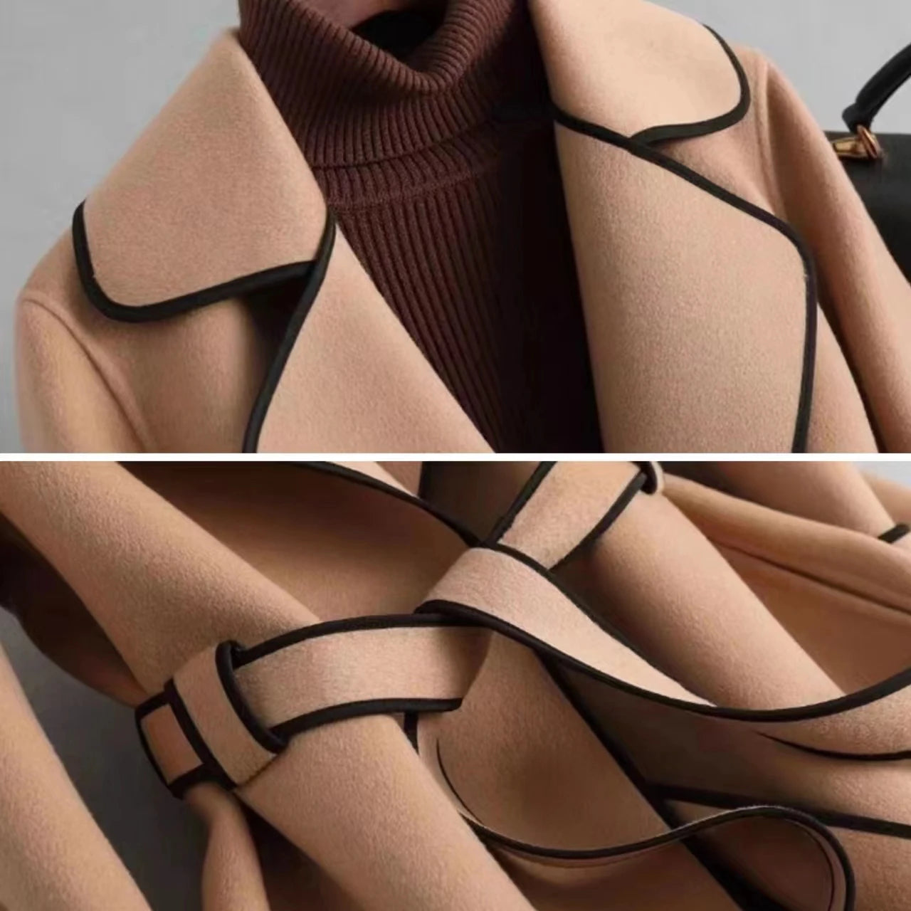 Autumn Winter CoatNew Autumn Winter Coat for Women Turn-down Collar Woolen Jacket