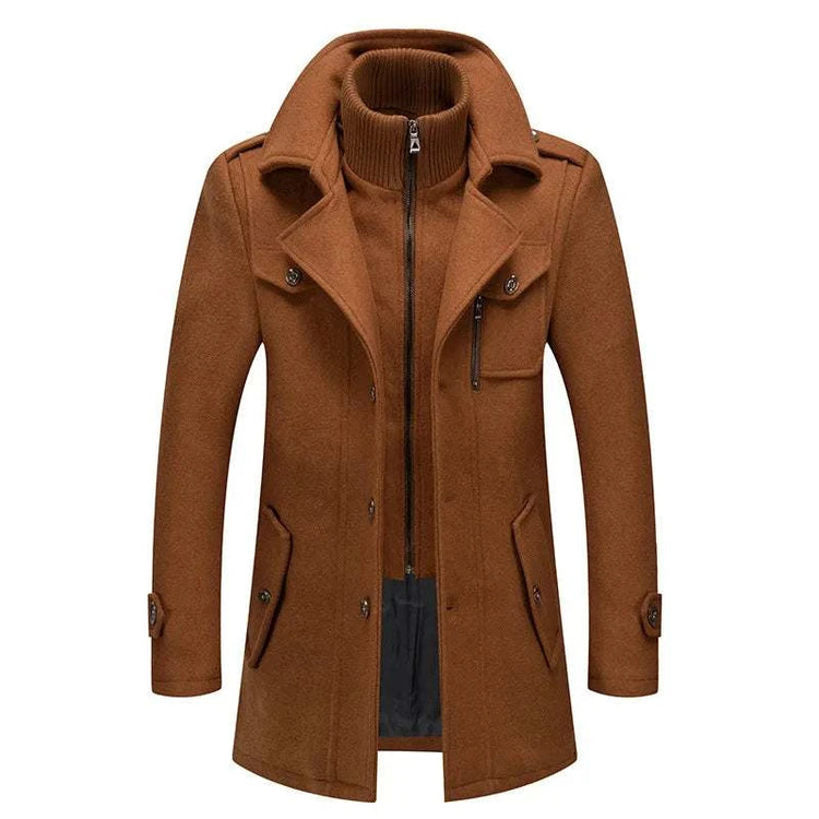 Fashion Slim Fit Winter Wool Trench Coats Middle Long Jacket44428218958083|44428218990851|44428219023619|44428219056387|44428219089155|44428219121923|44428219154691|44428219187459
