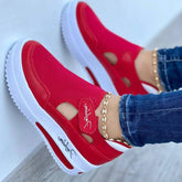 Tennis Shoes Canvas Casual Sport ShoesRed Women&