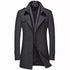 Woolen Coats Fashion Thicken Mid Length Winter Trench JacketMen&