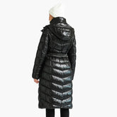 Coats Black Thick Warm Puffer JacketsWindproof Long Parkas Women&