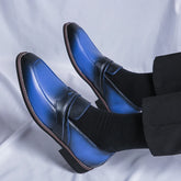 Loafers Business Square Toe Slip-Men&