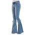 Mid Waisted Stretch Flare Jeans Women&