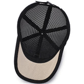 Top Level Summer Baseball Hat Women Men Breathable Mesh Trucker Cap - Acapparelstore