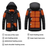 Unisex Areas Heated Jacket Electric Heating Vest USB Heated JacketUnisex Areas Heated Jacket Electric Heating Vest USB Heated Jacket