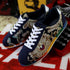 Fashion Graffiti Printed Men Suede Sneakers Red Running ShoesFashion Graffiti Printed Men Suede Sneakers Red Running Shoes