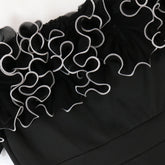 Shoulder Jumpsuit Cascading Ruffles Wide Leg JumpsuitVintage Women Off Shoulder Jumpsuit Cascading Ruffles Wide Leg Jumpsui