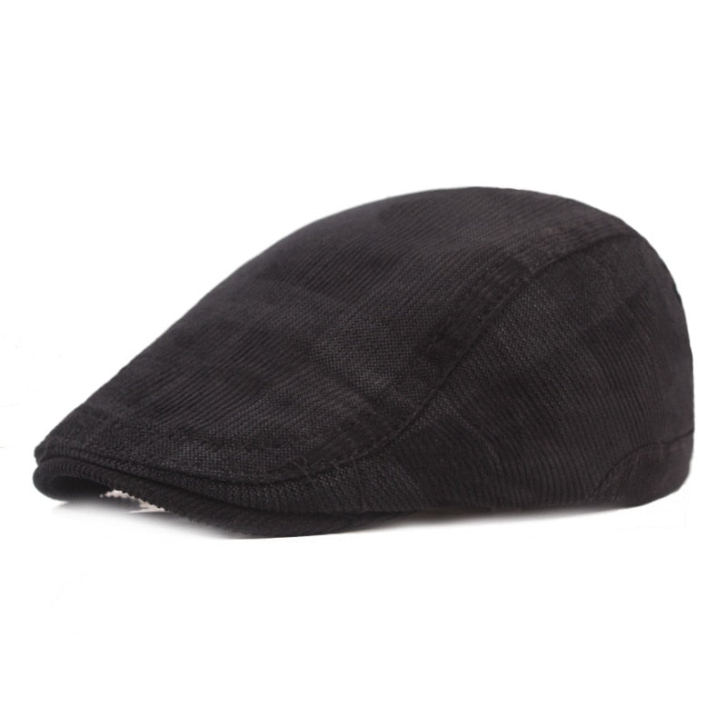 Adult Vintage Herringbone Gatsby Tweed Beret Hat Caps - Acapparelstore
