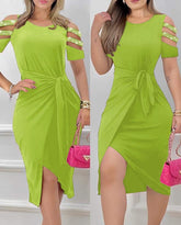 Dresses fashion leisure drills DressThew summer Women&