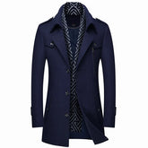 Fashion Slim Fit Winter Wool Trench Coats Middle Long Jacket44428219744515|44428219777283|44428219810051|44428219842819|44428219875587|44428219908355|44428219941123|44428219973891