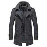 Fashion Slim Fit Winter Wool Trench Coats Middle Long Jacket44428218433795|44428218466563|44428218499331|44428218532099|44428218564867|44428218597635|44428218630403|44428218663171