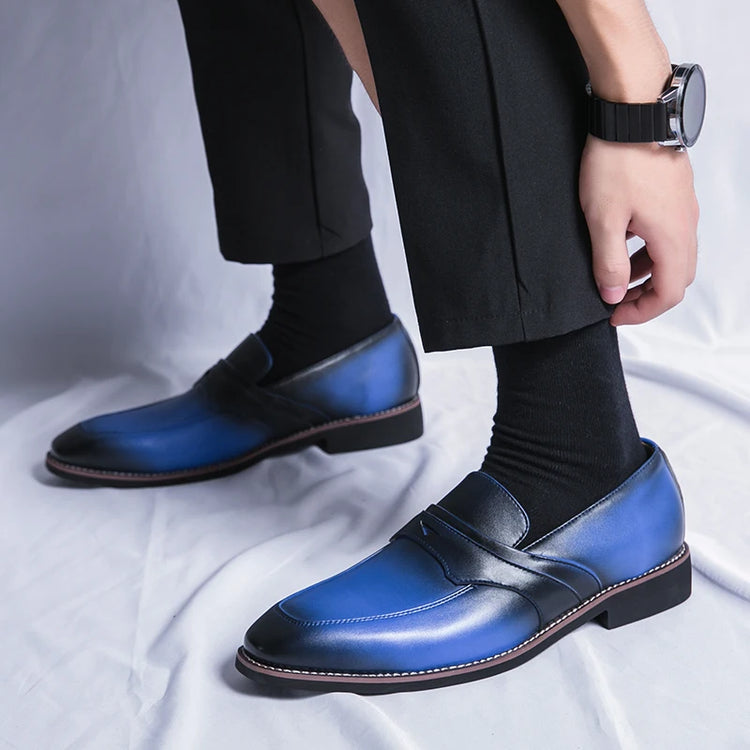 Loafers Business Square Toe Slip-Men&