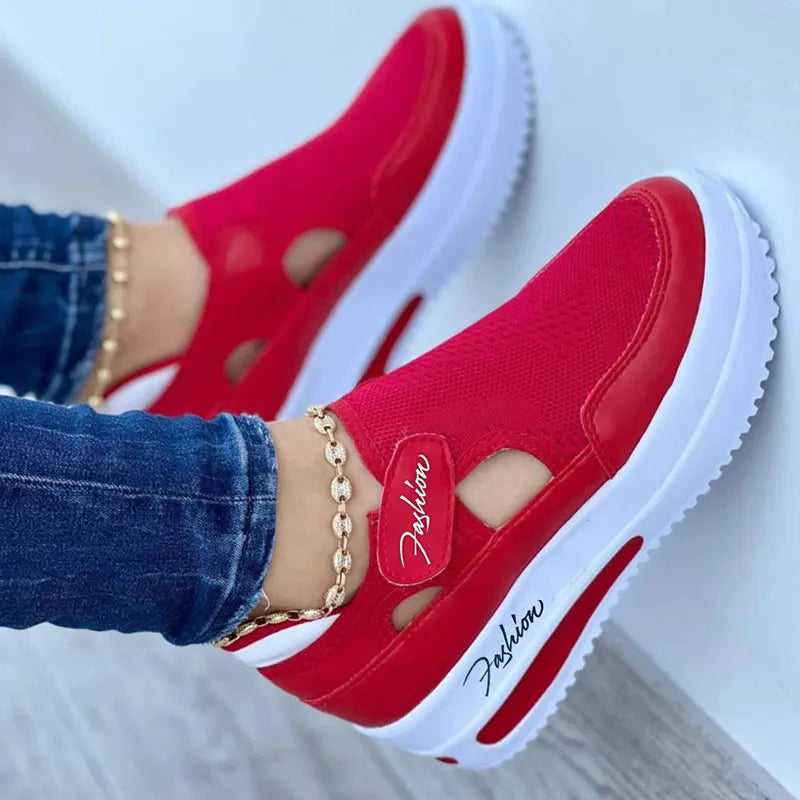Tennis Shoes Canvas Casual Sport ShoesRed Women&