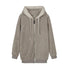 Jacket Loose Plush Zipper Hooded JacketNew Style Autumn Winter Women&