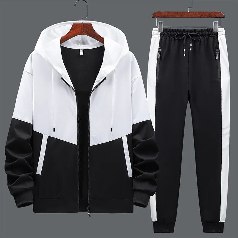 Casual Tracksuit Spring Autumn Hooded Men'Men's Casual Tracksuit Spring Autumn Hooded Men's Sportswear