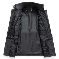Fashion Slim Fit Winter Wool Trench Coats Middle Long Jacket