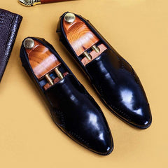 Men's Oxford Dress Shoes Genuine Leather Business Shoes - Acapparelstore
